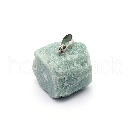 Natural Green Aventurine Pendants G-CJC0002-02A-1