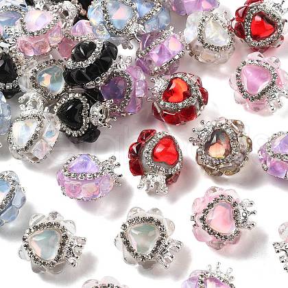 Alloy Resin Beads OACR-Q008-01-1