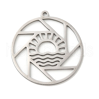 Non-Tarnish 201 Stainless Steel Pendants STAS-B049-02P-1