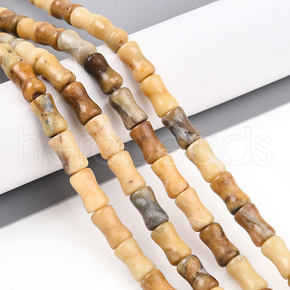 Natural Yellow Opal Beads Strands G-T140-86C-1