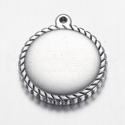 Tarnish Resistant 304 Stainless Steel Pendants STAS-E136-01-1