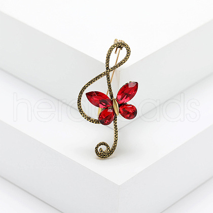 Alloy Rhinestone Safety Pin Brooch PW23101832418-1