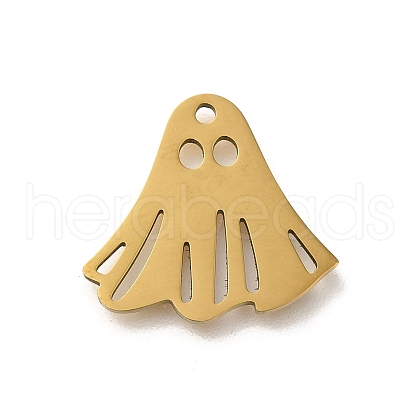 201 Stainless Steel Pendants STAS-R132-02G-1