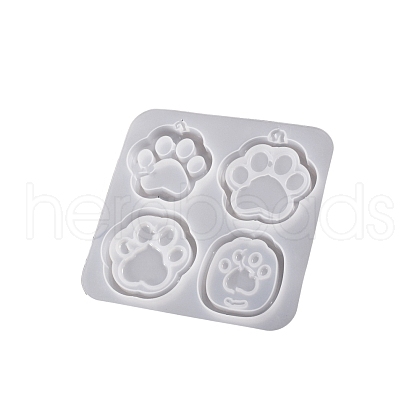Paw Print Pendant Silicone Molds PW-WGE64CB-02-1