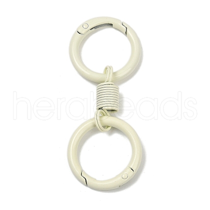 Alloy Spring Gate Clasps PALLOY-Q009-01B-1