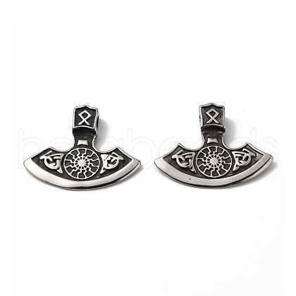 Viking Style 304 Stainless Steel Pendants STAS-L262-31AS-1