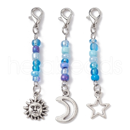 Alloy Pendant Decorations HJEW-JM01437-S-1