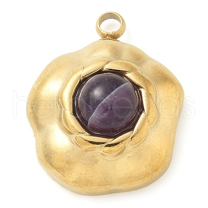 Natural Amethyst Pendants STAS-K291-03A-05-1