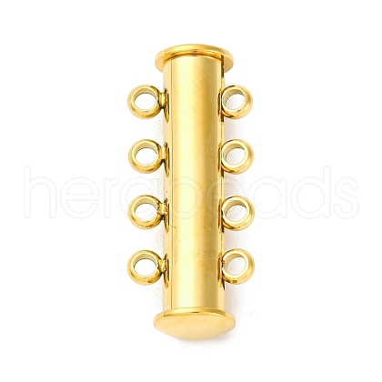 304 Stainless Steel Slide Lock Clasps STAS-A117-07B-G-1