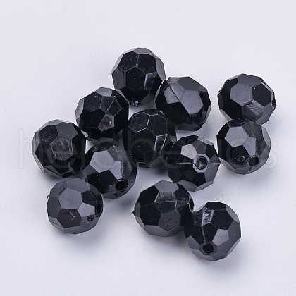 Transparent Acrylic Beads X-TACR-Q257-8mm-V72-1