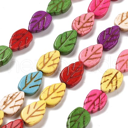 Synthetic Turquoise Beads Strands G-B140-K01-1