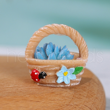 Flower Basket Resin Mini Model PW-WG0C47E-01-1