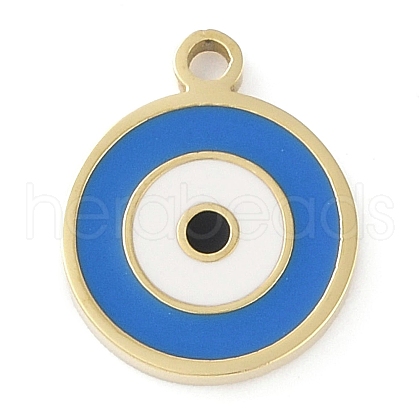 Ion Plating(IP) 304 Stainless Steel Enamel Charms X-STAS-P366-48G-1
