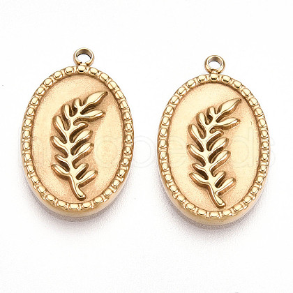 304 Stainless Steel Pendants STAS-L022-323G-1