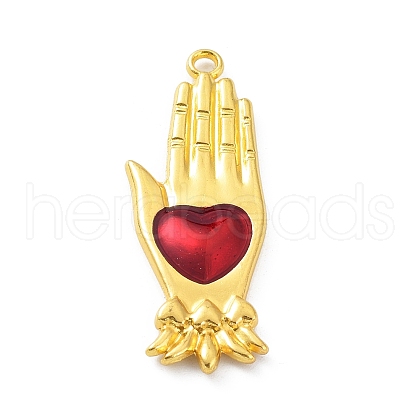 Alloy Enamel Pendants ENAM-P252-05G-1