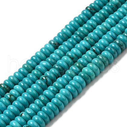 Natural Howlite Beads Strands G-B049-C01-02A-1