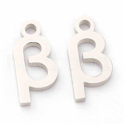 Non-Tarnish 304 Stainless Steel Charms STAS-G244-01B-1