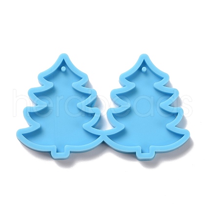 DIY Christams Tree Pendant Silicone Molds DIY-D060-36-1