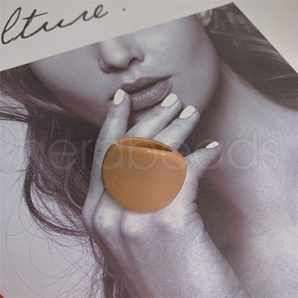 Oval Resin Finger Rings for Women FS-WG3C3F3-09-1