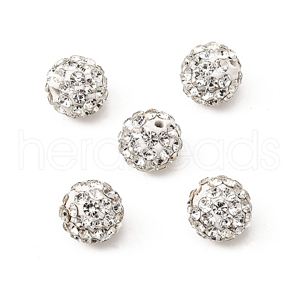 Pave Disco Ball Beads RB-H258-8MM-001-1