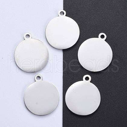 304 Stainless Steel Pendants STAS-YW0002-34-1
