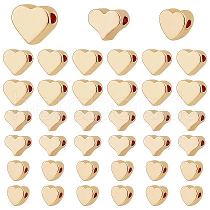   90Pcs 3 Style Brass Beads KK-PH0004-83-1