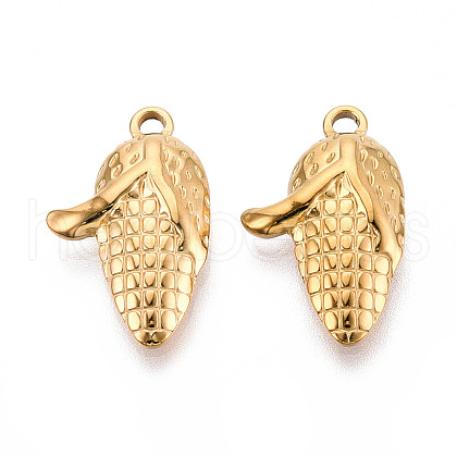 304 Stainless Steel Pendants STAS-T065-69G-1