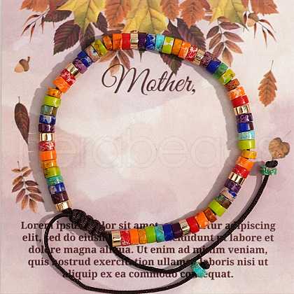 European and American Style Imperial Jasper Bracelet with Card AM5655-11-1