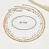 3Pcs Bohemian Round Rainbow Glass Seed Beaded 3 Layer Necklaces for Women DY1745-5