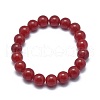 Natural Jade Bead Stretch Bracelets X-BJEW-K212-B-036-2