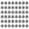 Striped Resin Beads RESI-TAG0001-01-11