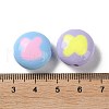 Two Tone Opaque Acrylic Beads SACR-I005-10A-3