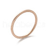 304 Stainless Steel Plain Band Rings STAS-I160-F-KCG-2