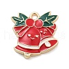 Christmas Theme Alloy Enamel Pendants X1-ENAM-D060-04C-1