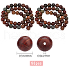 Beebeecraft 2 Strands Natural Polychrome Jasper/Picasso Stone/Picasso Jasper Bead Strands G-BBC0001-03B-2