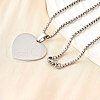 304 Stainless Steel Blank Pendant Necklaces NJEW-P329-04B-P-3