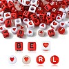 200Pcs Mixed Style and Shapes Acrylic Beads OACR-FS0001-68D-2