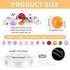   1234Pcs 12 Style Opaque Acrylic Beads OACR-PH0001-70-2