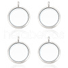 DELORIGIN DIY Blank Floating Charm Necklace Making Kit DIY-DR0001-21-1