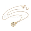 Brass Twelve Constellations Tarot Pendant Necklaces NJEW-Q006-01C-G-2
