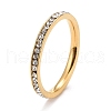 304 Stainless Steel Rhinestone Rings STAS-D178-02G-01-1