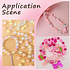 SOFPLATE 120Pcs Transparent Acrylic Beads TACR-SP0001-11B-6