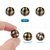 Natural Wooden Beads WOOD-TAC0010-05I-8