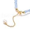 Mother's Day Jewellery Pearl Beaded Bracelets BJEW-E098-03G-3