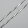 304 Stainless Steel Square Snake Chain Necklaces NJEW-P170-01P-08-3