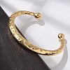 Texture 304 Stainless Steel Cuff Bangles BJEW-S161-12G-2