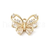 Brass Micro Pave Cubic Zirconia Pendants KK-M326-18A-G-1
