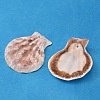Natural Scallop Shell Beads BSHE-S108-2