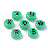 Opaque Acrylic Beads MACR-S273-49D-2