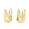 Brass Micro Pave Cubic Zirconia Beads KK-L235-03G-1